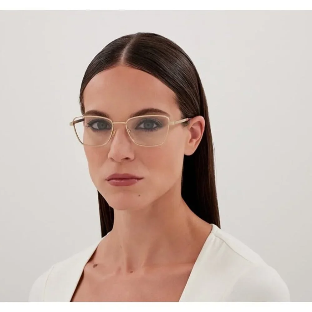 NEW GUCCI GG1880O 002 EYEGLASSES GOLD WOMEN EYEWEAR GUCCI